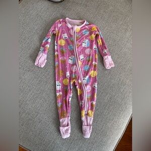 Little Sleepies Bamboo Zippie size 3-6 months